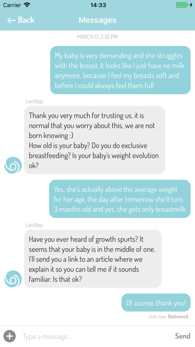 LactApp: Embarazo y Lactancia